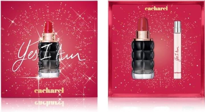 Actual product image Cacharel Yes I Am Gift set EDP 50 ml and miniature EDP 10 ml 50ml (Perfume set)