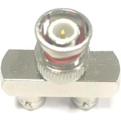RS PRO Adattatore, spina BNC - BNC, 50Ω, maschio - femmina, giunzione a T, 4GHz, coassiale, Cavo + Spina elettrica