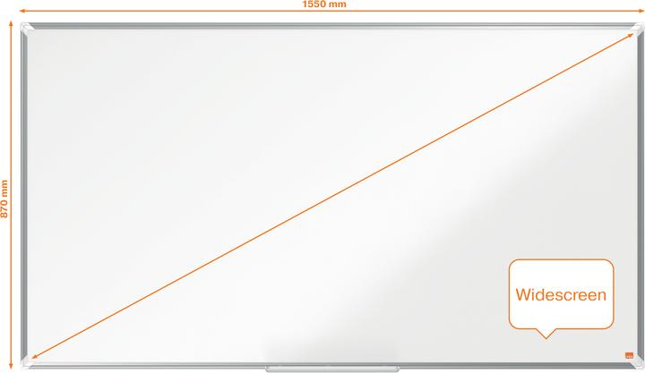 Produktbild Nobo Whiteboard Premium Plus 70, Weiss (155 x 87 cm)