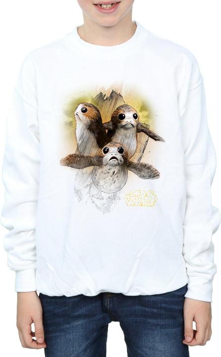 Produktbild Star Wars The Last Jedi Porgs Brushed Sweatshirt Jungen (152, 158)