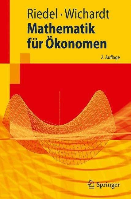 Produktbild Mathematik für Ökonomen (Deutsch, 2009)