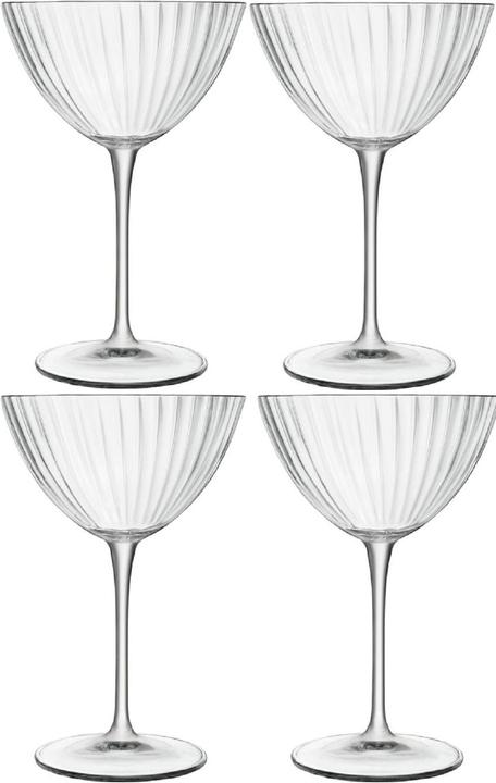 Actual product image Luigi Bormioli Martiniglas Optica 220 ml, 4 Stück, Transparent (2.20 dl, 4x, Martini glasses)