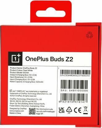 Immagine prodotto OnePlus Buds Z2 (ANC, 5 h, Senza fili)