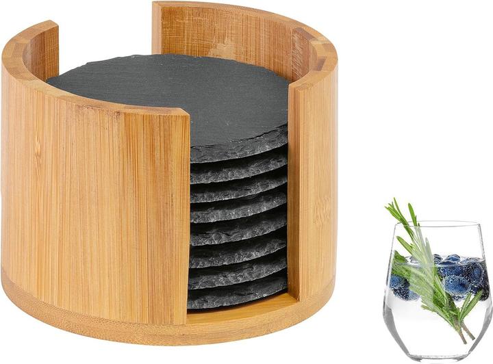 Image du produit Westmark Naturschiefer-Untersetzer (8 x, Dessous de verre)