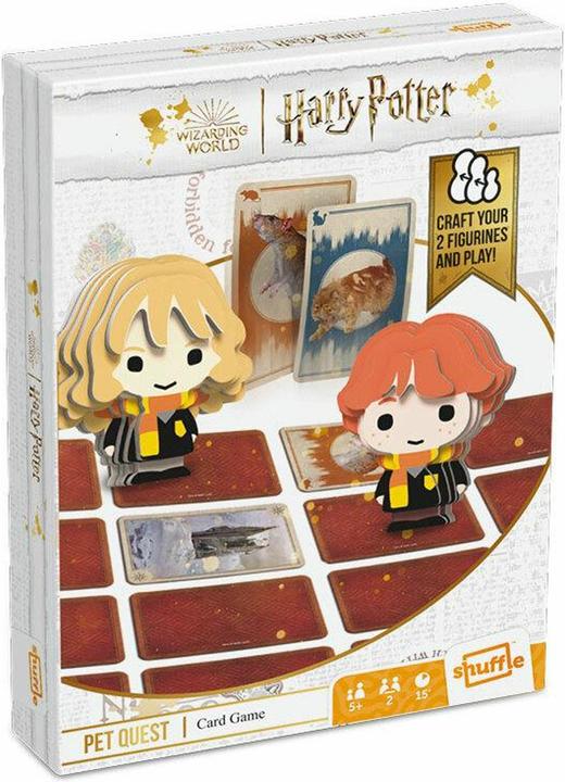 Produktbild ASS Altenburg 22584069 - Harry Potter Pet Quest, Kartenspiel, für 2 Spieler, ab 5 Jahren (Deutsch, Spanisch, Französisch, Norwegisch, Polnisch, Niederländisch, Finnisch, Ungarisch, Dänisch, Schwedisch, Italienisch, Englisch)