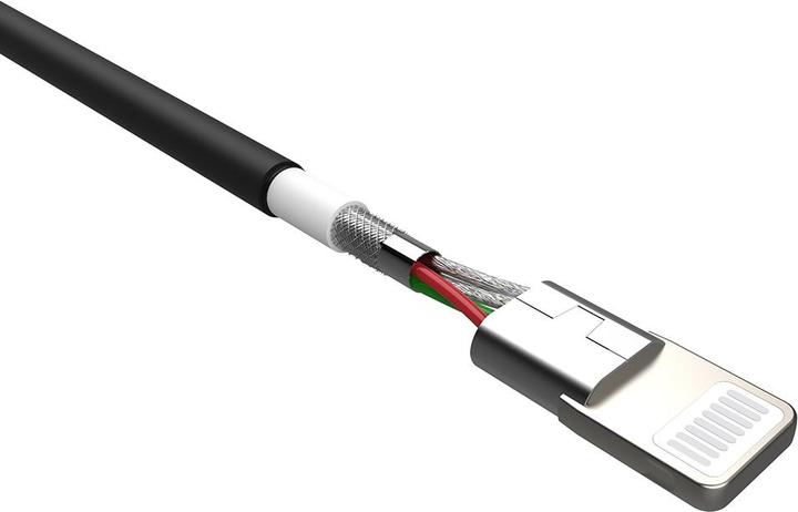 Produktbild Silicon Power USB Type-A to Lightning Cable LK15 MFi Apple, PVC, Baltas (1 m, USB 3.2 Gen 2, 12 W)