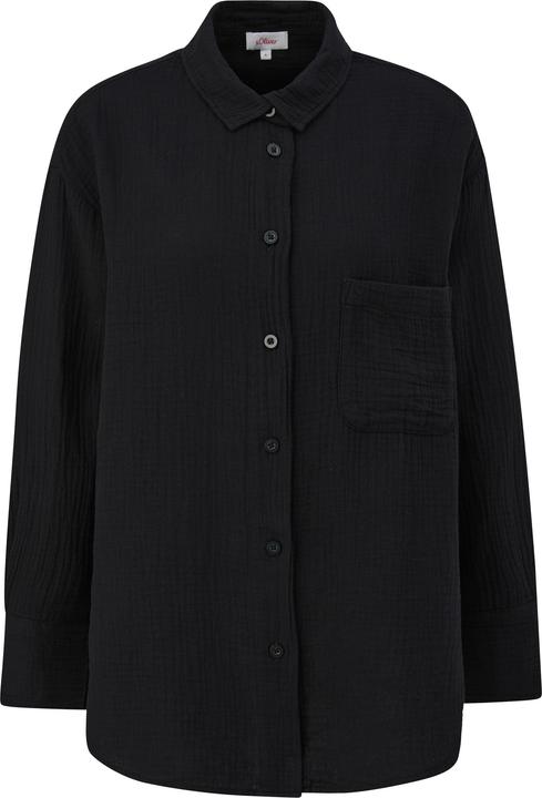 Produktbild s.Oliver Bluse Musselinbluse im Oversized Fit (L)