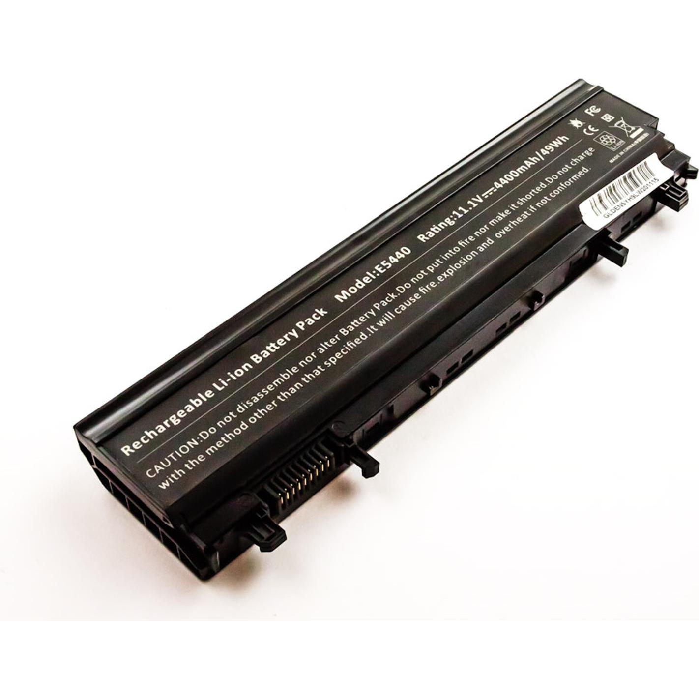 AGI Akku kompatibel mit Dell 845HHM (4400 mAh), Notebook Akku, Schwarz