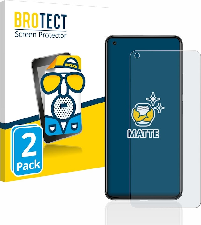 Actual product image BROTECT Anti-glare screen protector matt (2 Piece, Xiaomi 11 Lite 5G NE)