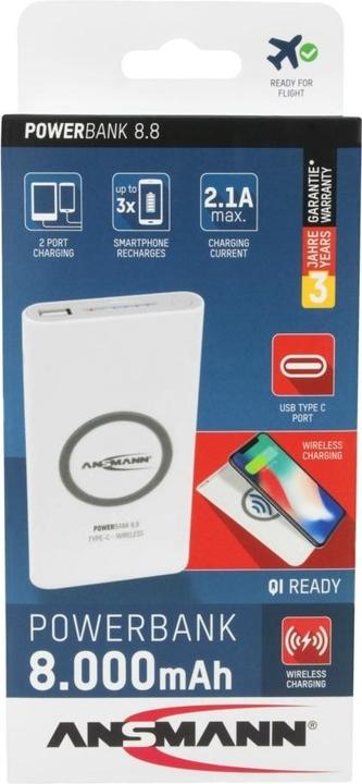 Image du produit Ansmann 1700-0098 (8000 mAh, 29.60 Wh)