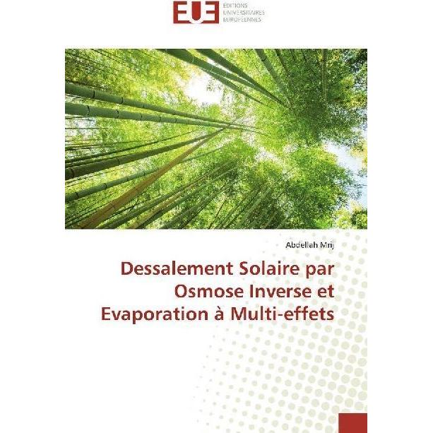Dessalement Solaire par Osmose Inverse et Evaporation à Multi-effets, Fachbücher von Abdellah Mrij