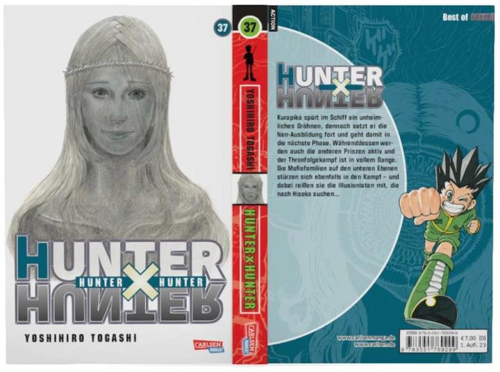 Actual product image Hunter X Hunter 37 (German, Yoshihiro Togashi, Hiro Yamada, 2023)
