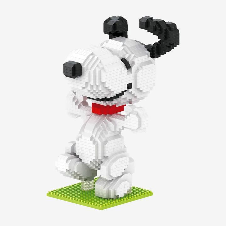 BlueBrixx-Pro Tanzender Snoopy (diamond blocks)