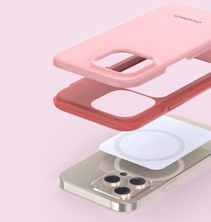 Immagine prodotto Choetech Custodia MFM Custodia di protezione per MagSafe per iPhone 13 Pro rosa (PC0113-MFM-PK) (Apple iPhone 13 Pro)