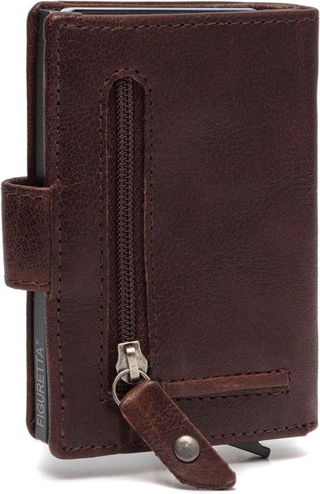 Immagine prodotto The Chesterfield Brand Portacarte di credito Antique Buff con protezione RFID in pelle 7 cm