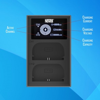 Actual product image Newell charger FDL-USB-C Dual-Channel Sony NP-FZ100 (Charger)