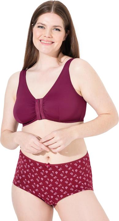 Produktbild Ulla Popken Hipster, 3er-Pack, Blüten/einfarbig (54)