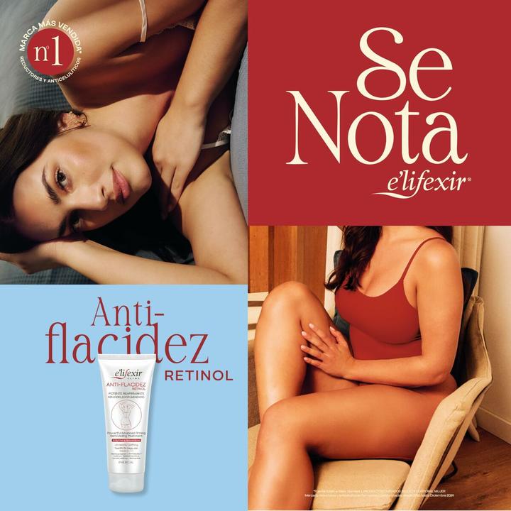 Actual product image E'lifexir Retinol cremigel corporal reafirmante remodelador avanzado (Body cream, Body lotion, 200 ml)
