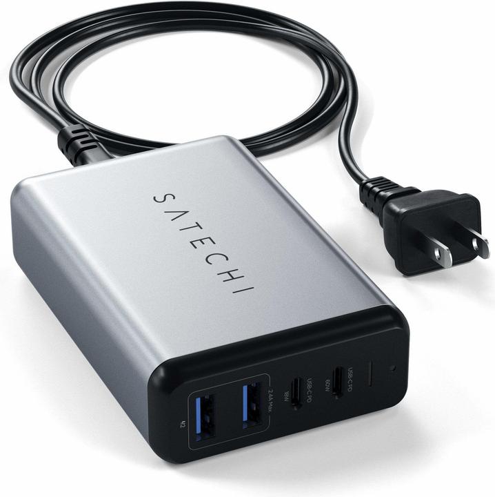 Actual product image Satechi travel charger (75 W, 4 ports)