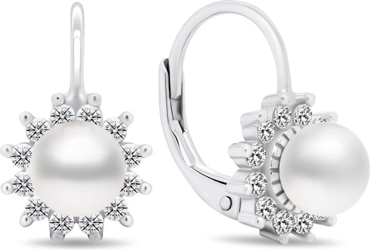 Immagine prodotto Brilio Argento - Orecchini in argento con perle e zirconi EA426W