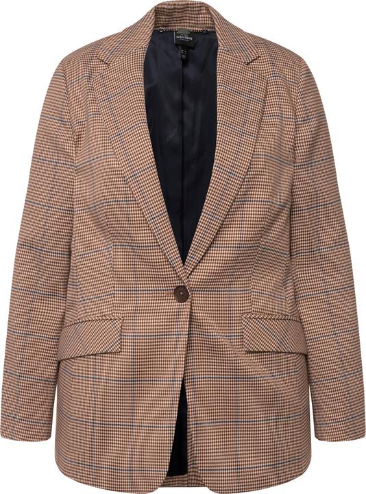 Produktbild Ulla Popken Blazer, Karomuster, Reverskragen, Klappentaschen (46)