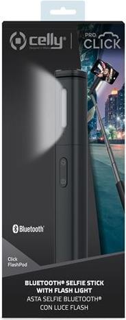 Productafbeelding Celly CLICKFLASHPODBK Smartphone selfie stick Zwart