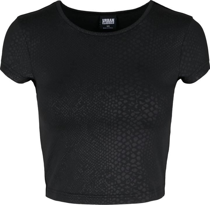 Actual product image Urban Classics Ladies Stretch Pattern Cropped Tee (3XL)