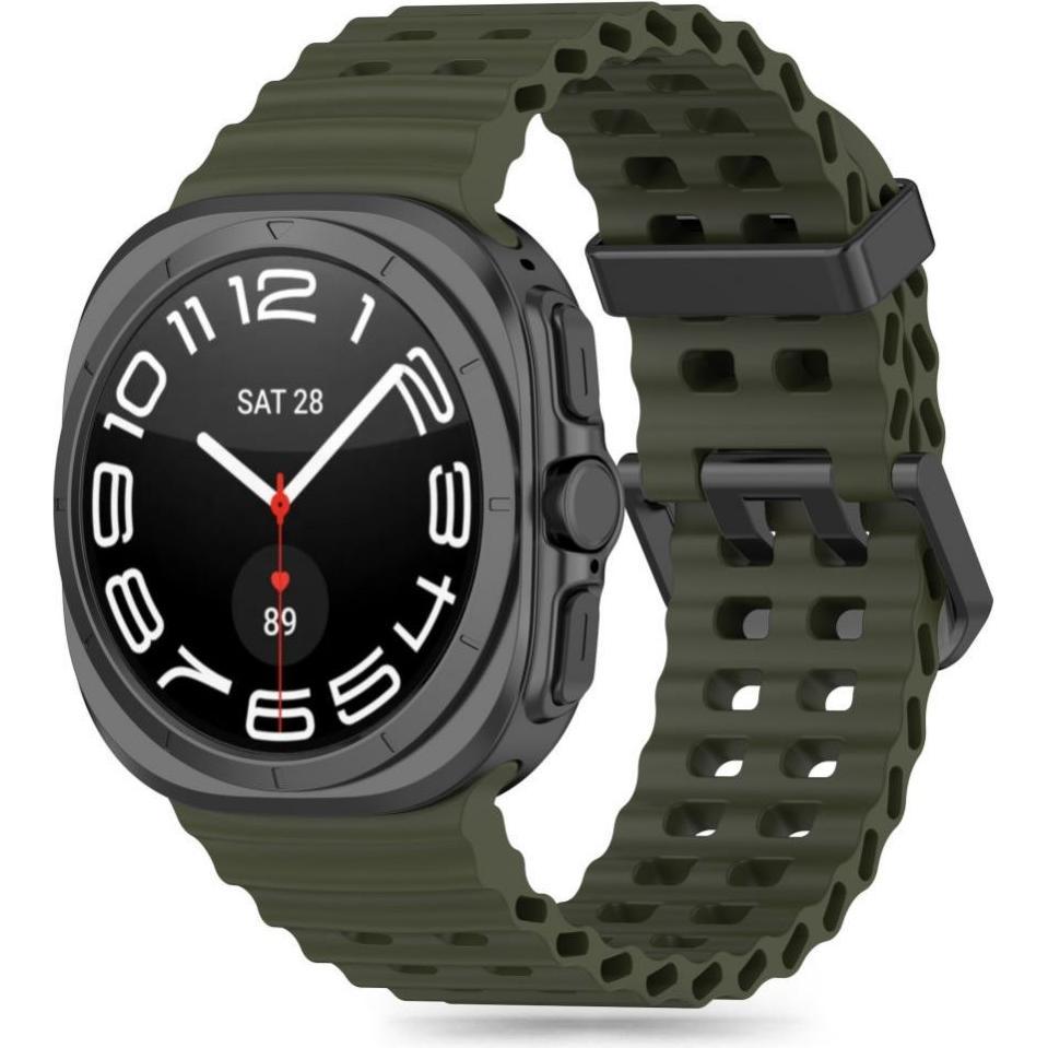 Tech-Protect IconBand Pro Strap for Samsung Galaxy Watch Ultra (47mm) - Green (TPU, Galaxy Watch Ultra), Uhrenarmband, G...