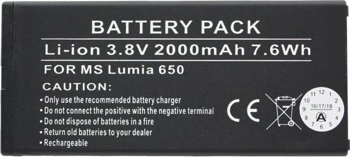 Actual product image Microsoft Akku Lumia 550 Akku BL-T5A, Nokia Lumia 550