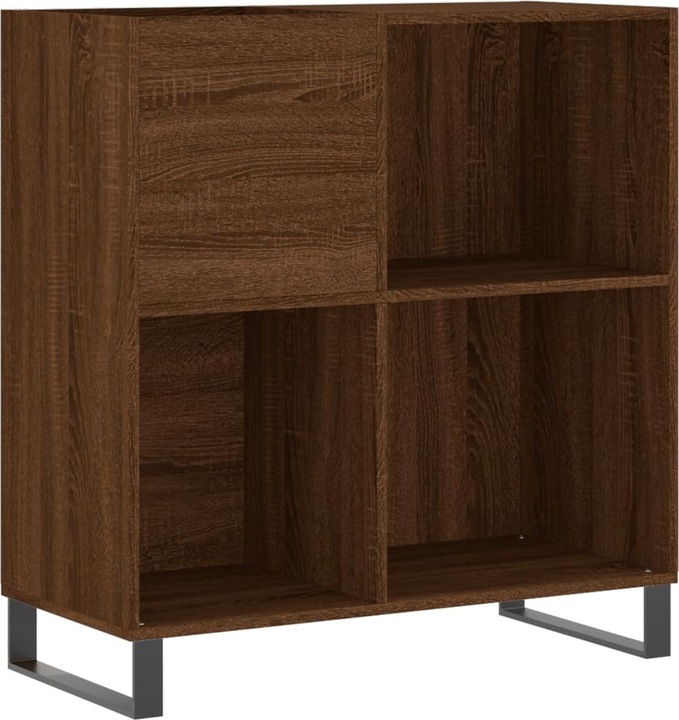 Immagine prodotto VidaXL Plattenschrank Braun Eichen-Optik 84,5x38x89 cm (84,5 x 38 x 89 cm)
