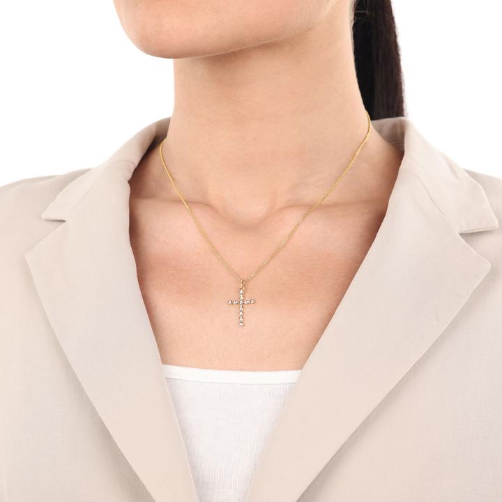 Immagine prodotto Amor Ciondolo Cupido da donna, argento 925, zirconi sintetici. | Croce (Argento 925)