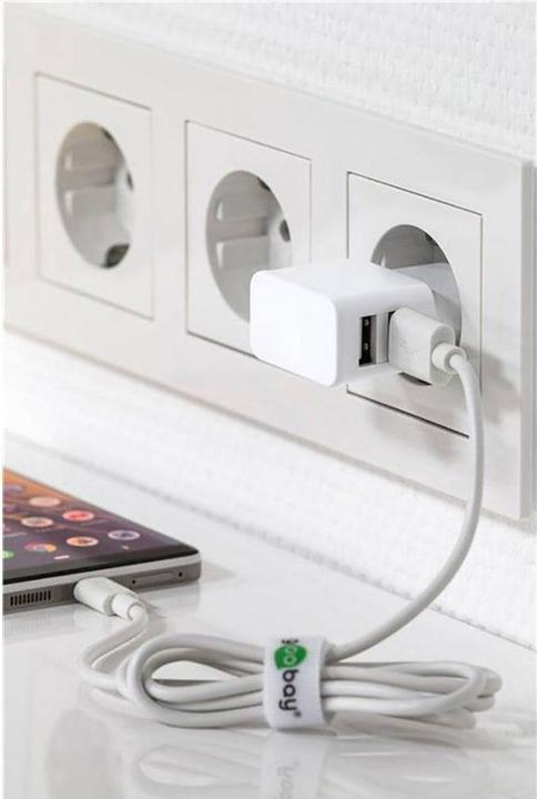Produktbild Goobay Ladegerät 2x USB A (12 W, 2 Ports)