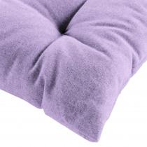 Actual product image Douceur D'intérieur Pillow for seat, quilted, lilac, 40 x 40 cm (40 x 40 x 6 cm)