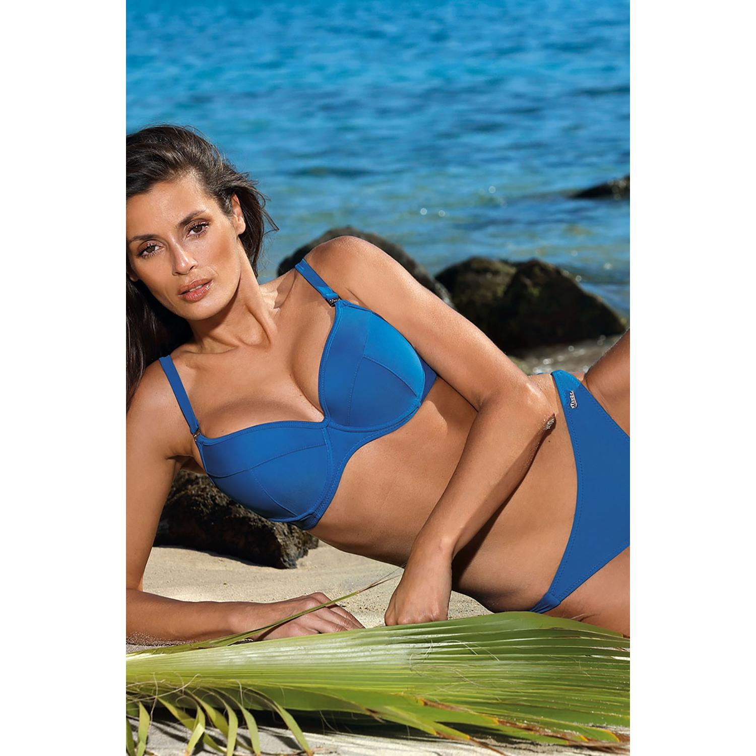 Markko, Damen, Bikini, Zweiteiler Bikini model 143615, Blau, (44)