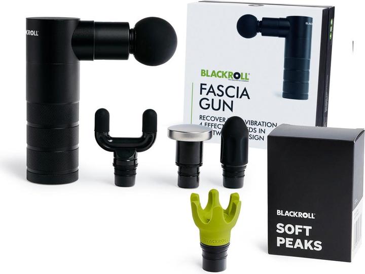 Blackroll Fascia Gun - Set avec Soft Peaks