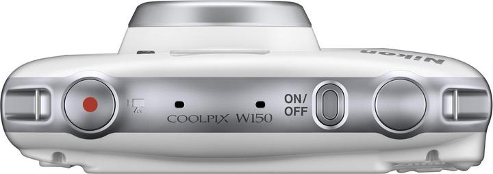 Actual product image Nikon Coolpix W150 White (30 - 90 mm, 13.20 Mpx, 1/3.1")