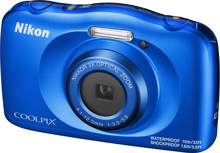 Actual product image Nikon Coolpix W150 Blue (30 - 90 mm, 13.20 Mpx, 1/3.1")