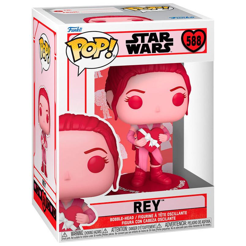 Thumbnail - Funko POP Star Wars Valentines Rey