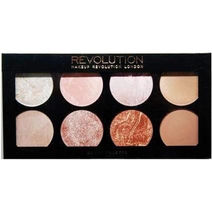 Makeup Revolution, Blush, bronze and blush palette Ultra Blush Palette Golden Sugar (Golden Sugar)