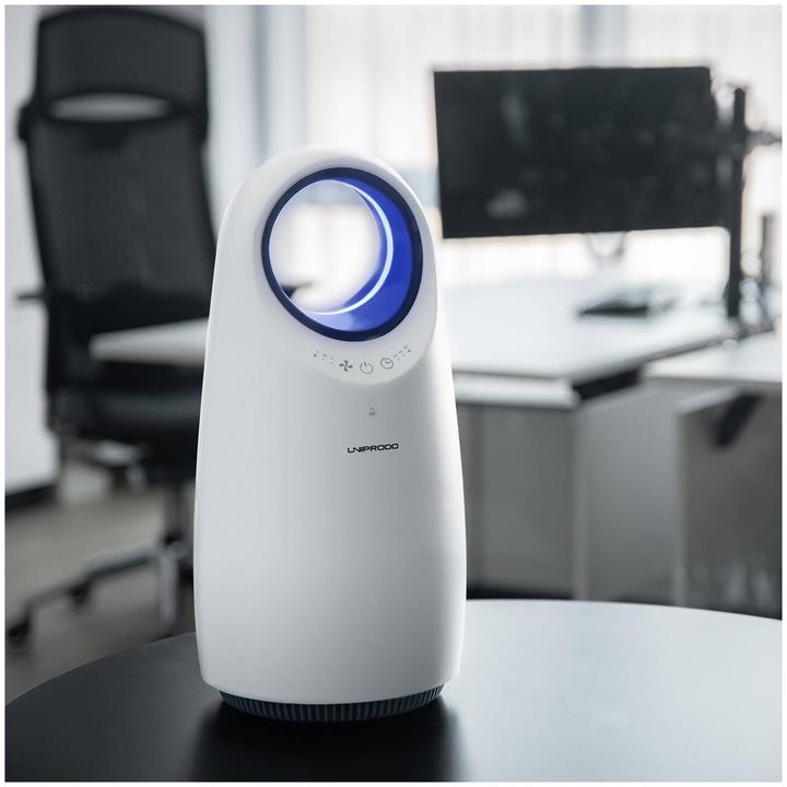 Actual product image Uniprodo Luftreiniger Staub Luftwäscher Air Purifier HEPA-Filter Aktivkohlefilter 10 qm (10 m²)