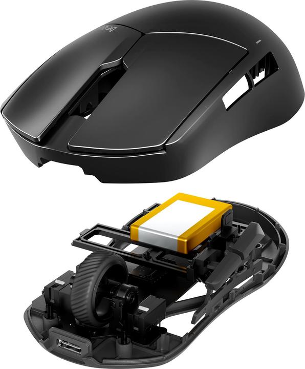 Actual product image be quiet! Be Quiet Maus Dark Perk Sym kabellos schwarz (Cable, Wireless)