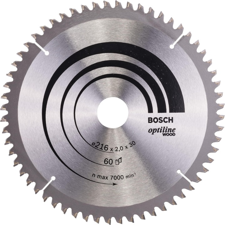 Bosch Professional Zubehör PRO Wood circular saw blade, 216 x 2 x 30 mm