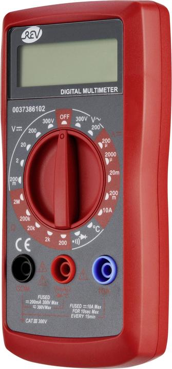 Actual product image REV Multimeter Temp.sw/rt Hand-held multimeter digital CAT III (CAT III, Handheld multimeter)