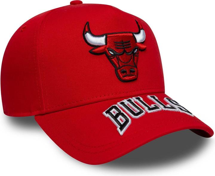Actual product image New Era A-Frame Trucker Cap - Visor Chicago Bulls