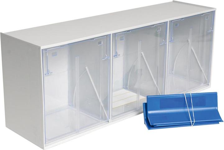 Actual product image Hünersdorff Assortment box unfilled MultiStore grey 3 compartments