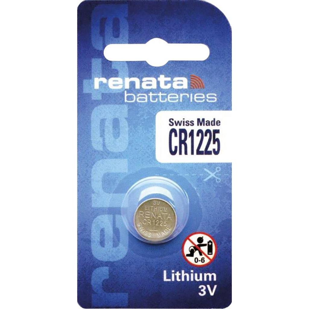 Renata Batterie CR1225 (1 Stk., CR1225, 48 mAh), Batterien + Akkus