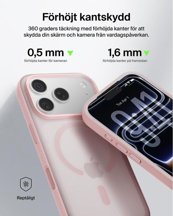 Productafbeelding Belkin Grip magn. Schutzhülle iPhone 17 Pro pink MSA035hqPK (Apple iPhone 17 Pro)