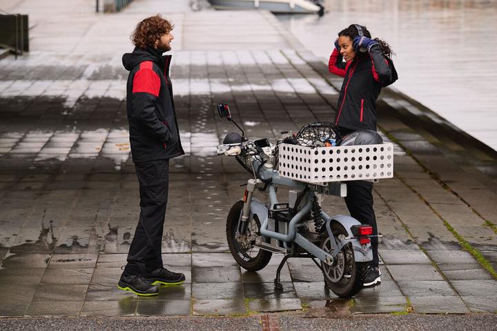 Actual product image Sharp Prime Padded Softshell Jas heren staalgrijs/zwart - maat 4XL (4XL)