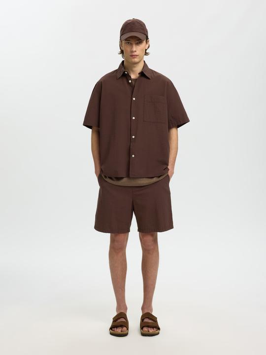 Immagine prodotto Selected Kurzärmeliges Seersucker Hemd (XL)
