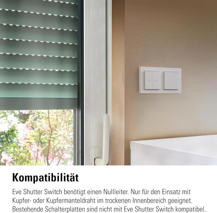 Actual product image Eve Battery Shutter Switch
